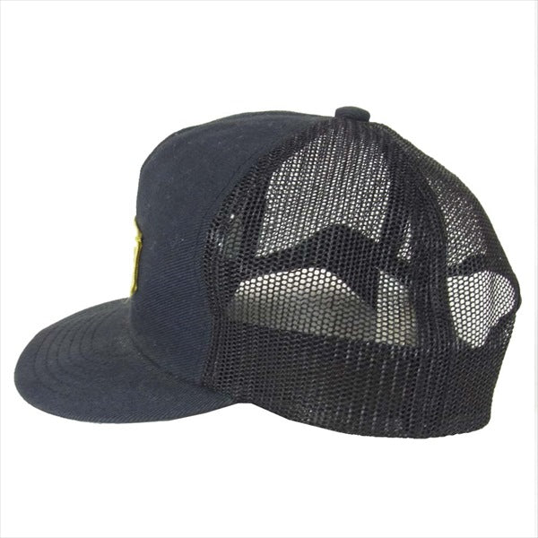 TENDERLOIN テンダーロイン T-MESH CAP UNEMPLOYED メッシュ ロゴ ワッペン キャップ 黒系 one size【中古】