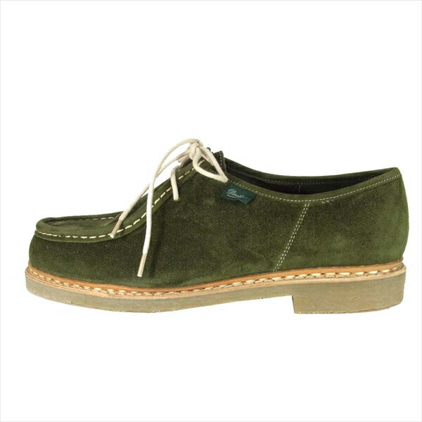 Paraboot パラブーツ 196742 MICHAEL MIEL-VEL MOUSSE スエード シューズ カーキ(オリーブグリーン)系 43【新古品】【未使用】【中古】