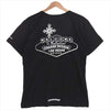 CHROME HEARTS クロムハーツ（原本無） ウェルカム ラスベガス プリント ポケット メンズ Tシャツ 黒系 L【中古】