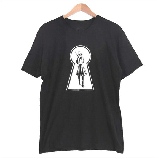 CHROME HEARTS クロムハーツ（原本無） フォティ プリント メンズ 半袖 アメリカ製 Tシャツ 黒系 黒系 L【中古】