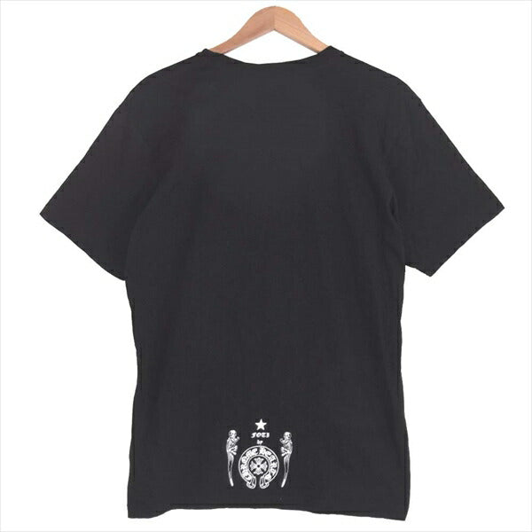 CHROME HEARTS クロムハーツ（原本無） フォティ プリント メンズ 半袖 アメリカ製 Tシャツ 黒系 黒系 L【中古】