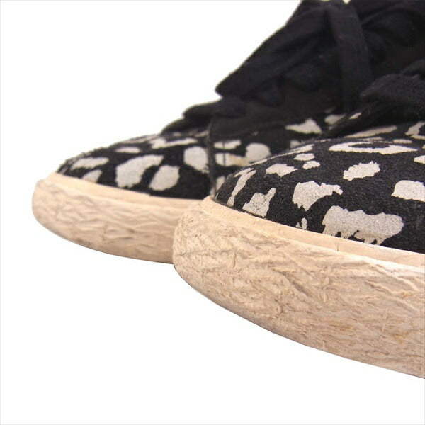 NIKE ナイキ 536698-014 WMNS BLAZER MID PRINT ブレザー ミッド 黒×白 23.5cm【中古】