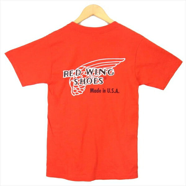 RED WING レッドウィング PRINT TEE プリント ロゴ クルーネック Tシャツ レッド系 レッド系 S【極上美品】【中古】