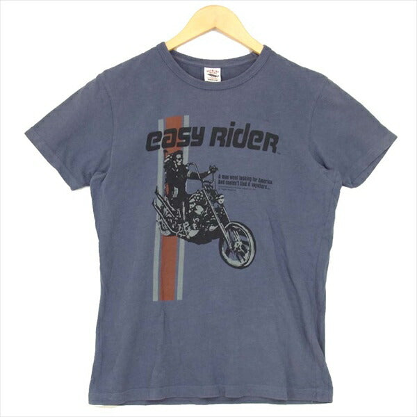 TOY'S McCOY トイズマッコイ Easy Rider イージーライダー ロゴ プリント Tシャツ ネイビー系 ネイビー系 Ｍ【中古】