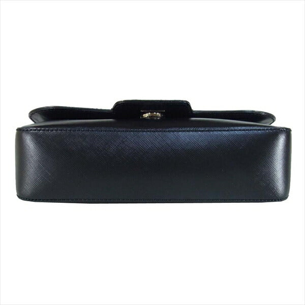 Salvatore Ferragamo サルヴァトーレフェラガモ AU-21/E081ガンチーニ レディース ショルダーバッグ 黒系【美品】【中古】