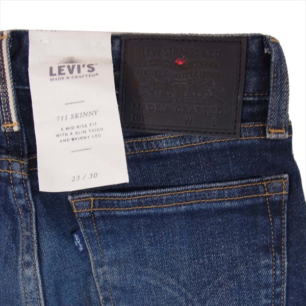 Levi's リーバイス MADE & CRAFTED 711 SORA II MADE IN JAPAN スキニー デニムパンツ デニム パンツ インディゴブルー系 インディゴブルー系 W23【美品】【中古】