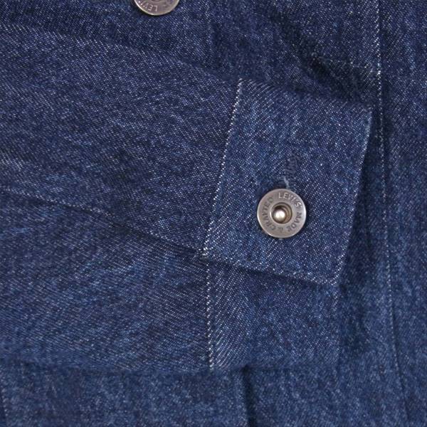 Levi's リーバイス 19AW MADE & CRAFTED フリンジ トラッカー ジャケット FRENCH BLUES DENIM ジャケット インディゴブルー系 インディゴブルー系 XS【新古品】【未使用】【中古】
