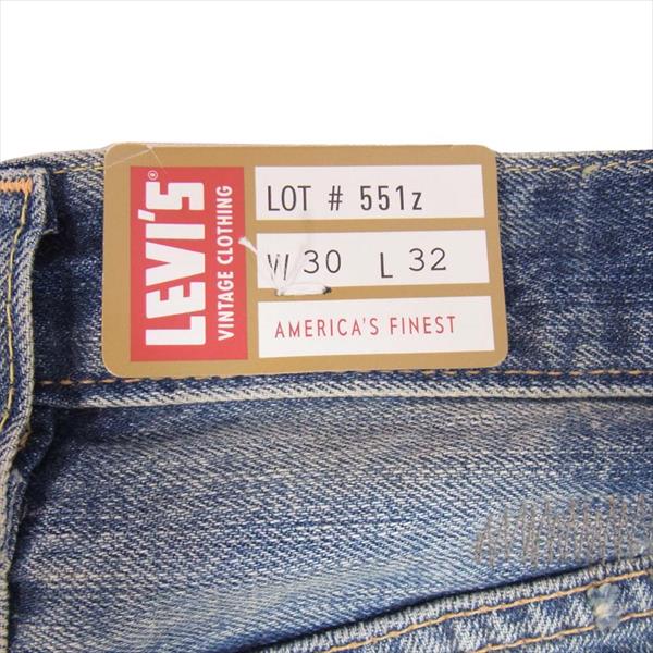 Levi's リーバイス 19AW 1961モデル 84283-0002 551Z DINKYTOWN リペア加工 デニム パンツ インディゴブルー系 インディゴブルー系 W30【新古品】【未使用】【中古】