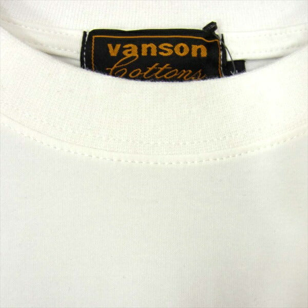 VANSON バンソン LTV-2014 LOONEY TUNES ルーニーテューンズ ベア トゥイーティー バイカー 白系 XL【新古品】【未使用】【中古】