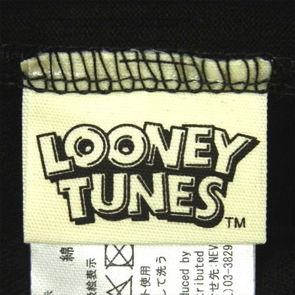 VANSON バンソン CSLV-2001 ルーニー・テューンズ LOONEY TUNES BIGプリント  ブラック系 L【新古品】【未使用】【中古】