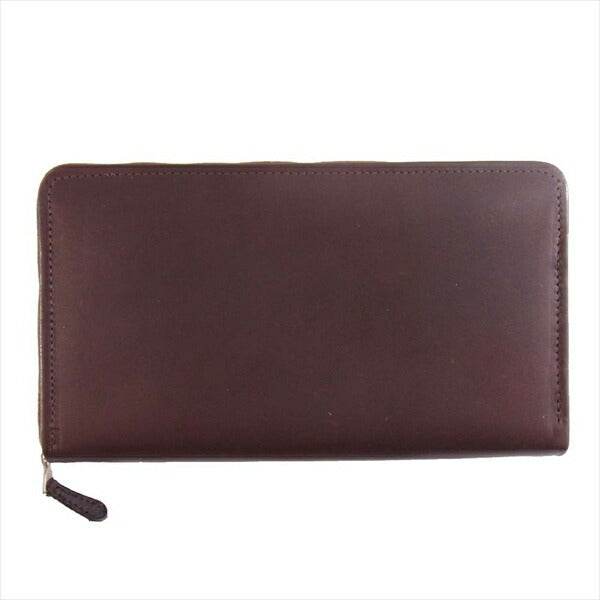 WHITE HOUSE COX ホワイトハウスコックス S1760 ダビーコレクション LONG ZIP WALLET ロング ジップ ウォレット ブラウン×タン ブラウン系【美品】【中古】