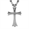 CHROME HEARTS クロムハーツ（原本無） ラージ CHクロス クロスボール ネックレス シルバー【中古】