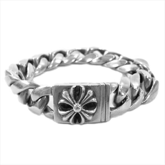 CHROME HEARTS クロムハーツ（原本無） CHプラス ボックス ID ブレスレット シルバー【中古】