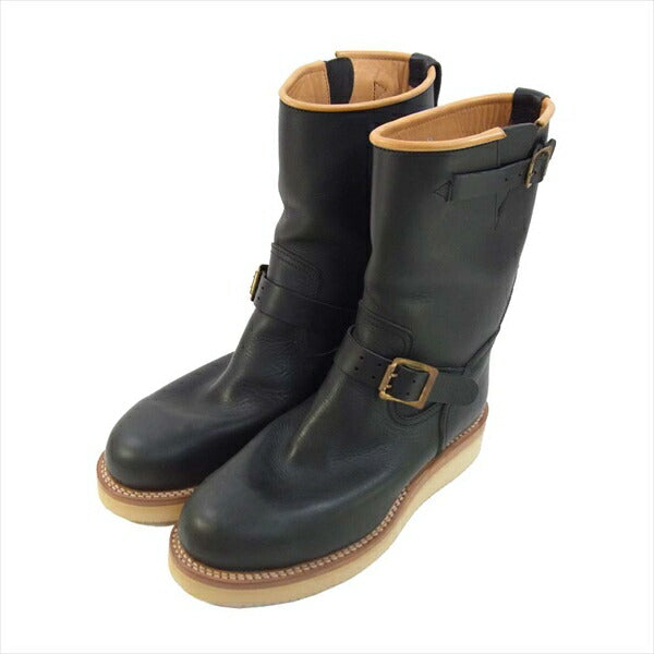 メイドインジーエム × ロンハーマン Ron Herman 10th ANNIVERSARY ENGINNER BOOTS  10周年 エンジニア ブーツ ブラック系 8.5【新古品】【未使用】【中古】
