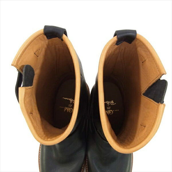 メイドインジーエム × ロンハーマン Ron Herman 10th ANNIVERSARY ENGINNER BOOTS  10周年 エンジニア ブーツ ブラック系 8.5【新古品】【未使用】【中古】