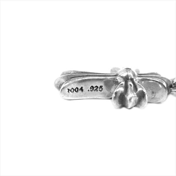 CHROME HEARTS クロムハーツ（原本無） CHクロス ベビーファット パヴェ サファイヤ チャーム ペンダントトップ シルバー【中古】