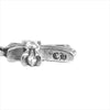 CHROME HEARTS クロムハーツ（原本無） CHクロス ベビーファット パヴェ サファイヤ チャーム ペンダントトップ シルバー【中古】