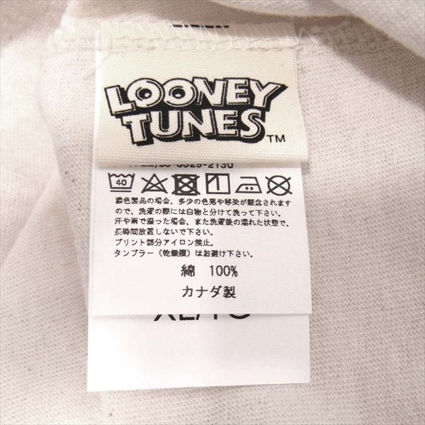 VANSON バンソン LTV-2009 ルーニー・テューンズ LOONEY TUNES 天竺 半袖 Tシャツ ベージュ系 XL【新古品】【未使用】【中古】