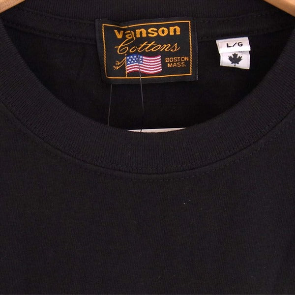 VANSON バンソン LTV-2009 ルーニー・テューンズ LOONEY TUNES 天竺 半袖 黒系 L【新古品】【未使用】【中古】
