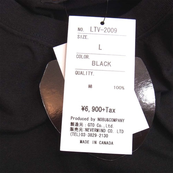 VANSON バンソン LTV-2009 ルーニー・テューンズ LOONEY TUNES 天竺 半袖 黒系 L【新古品】【未使用】【中古】
