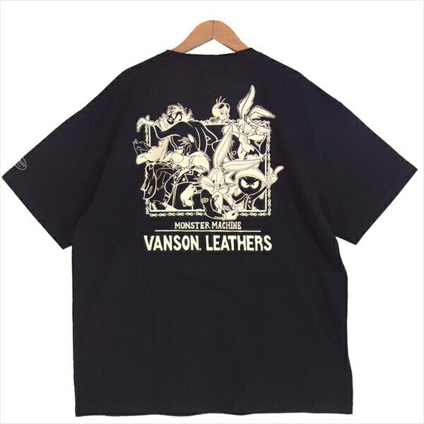 VANSON バンソン LTV-2009 ルーニー・テューンズ LOONEY TUNES 天竺 半袖 黒系 XXL【新古品】【未使用】【中古】