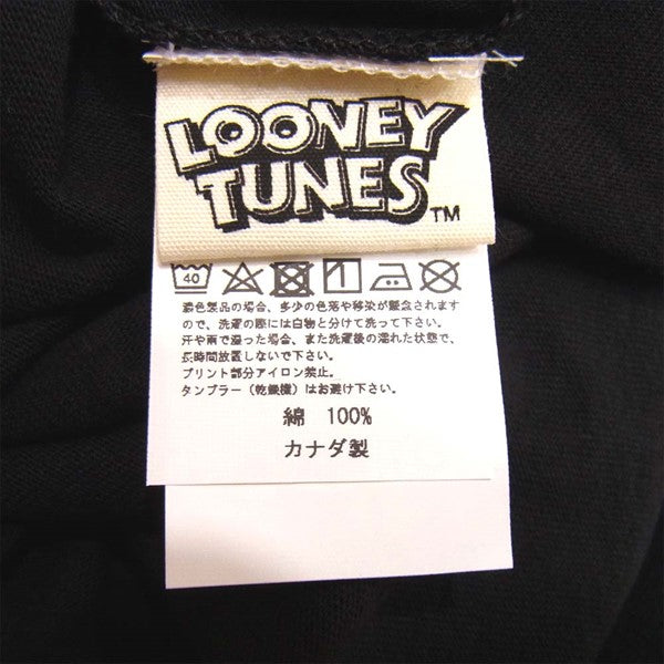VANSON バンソン LTV-2009 ルーニー・テューンズ LOONEY TUNES 天竺 半袖 黒系 XXL【新古品】【未使用】【中古】
