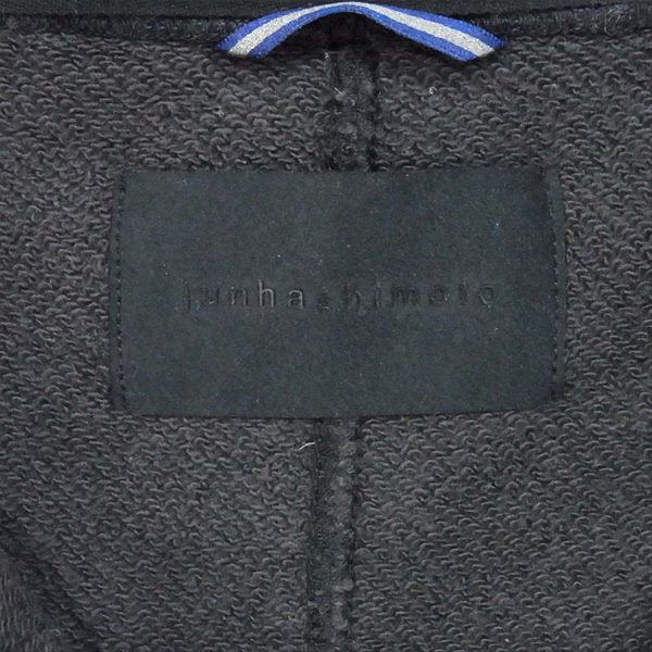 junhashimoto ジュンハシモト 1101810044 CAMO RELAX PARKA カモ ジップ ジップ パーカー ブラック系 ブラック系 4【中古】