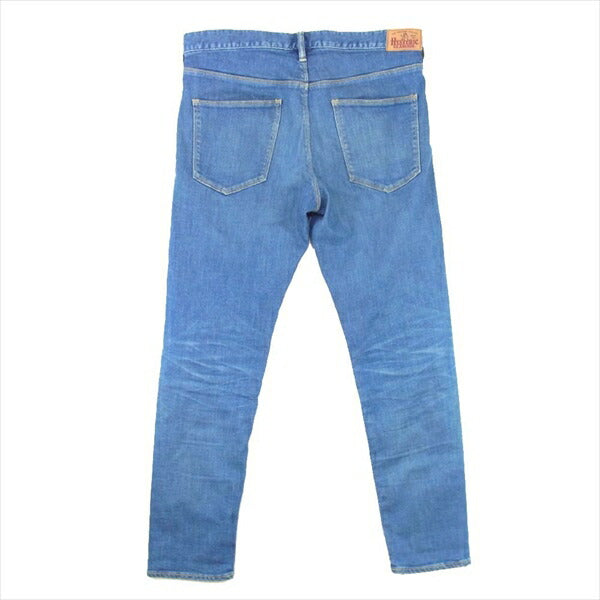 HYSTERIC GLAMOUR ヒステリックグラマー 02172AP12 17aw ISKO DENIM SLIM TEPERED PANTイスコ テーパード デニム  インディゴブルー系 30【中古】