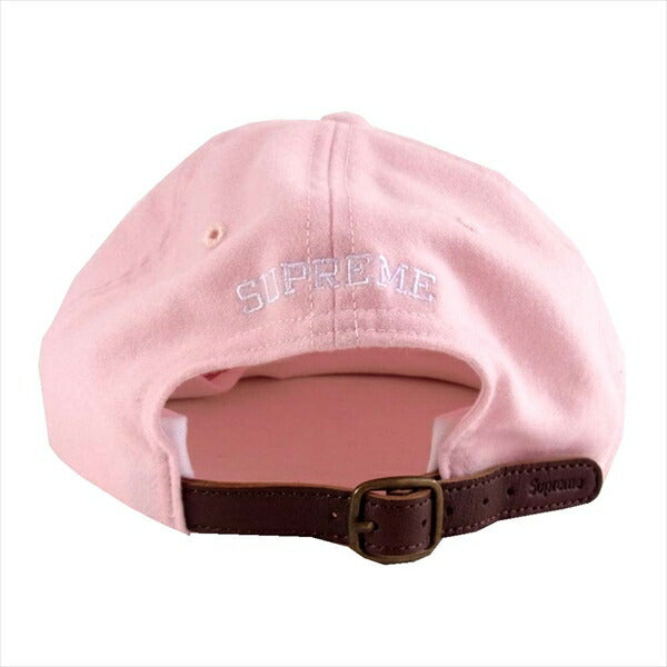 Supreme シュプリーム 19aw wool s logo 6-panel cap ウール ロゴ パネル キャップ ピンク系 F【極上美品】【中古】