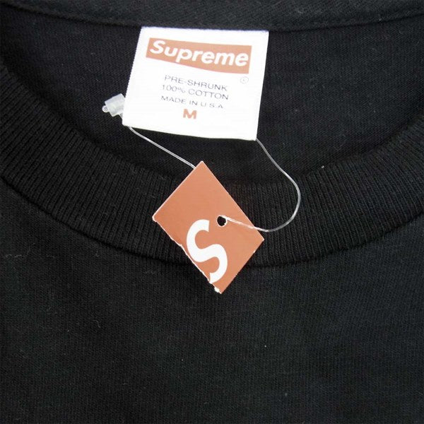 Supreme シュプリーム 18aw life sucks die tee ライフ サックス ダイ 半袖 カットソー ブラック系 M【極上美品】【中古】