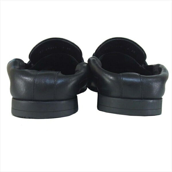 LC 60835 ガンチーニ ローファー シューズ 黒系 8 2E【美品】【中古】