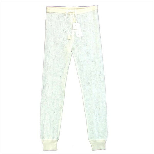 mina perhonen ミナペルホネン ka8595 choucho チョウチョ レースニット レディース パンツ ホワイト系  ホワイト系 1【新古品】【未使用】【中古】