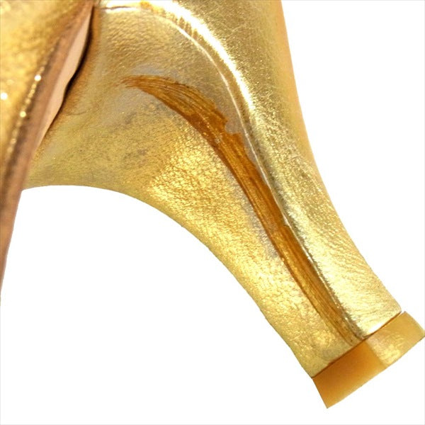 repetto レペット ハイヒール バレエシューズパンプス バレエ レディース パンプス ゴールド系 37.5【中古】