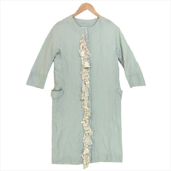 mina perhonen ミナペルホネン js6106 forest parade フォーレスト パレード レディース カットソー ライトグリーン系 1【中古】