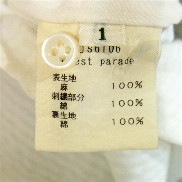 mina perhonen ミナペルホネン js6106 forest parade フォーレスト パレード レディース カットソー ライトグリーン系 1【中古】