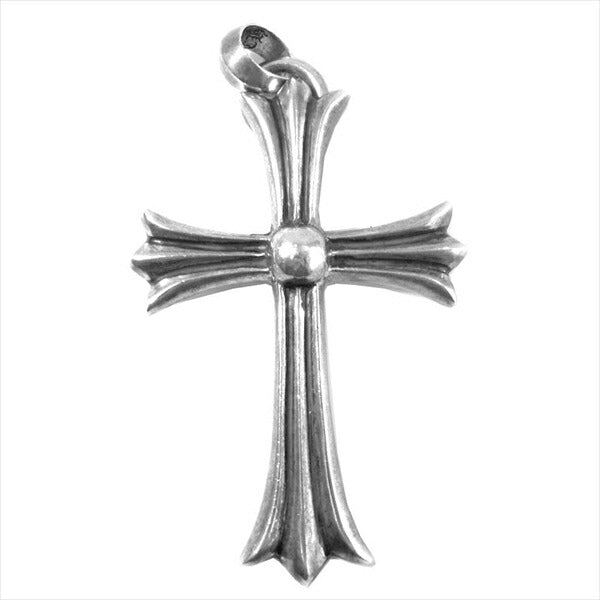 CHROME HEARTS クロムハーツ（原本有） 国内正規店原本付属 CH ラージクロス with ベイル ペンダントトップ シルバー【中古】