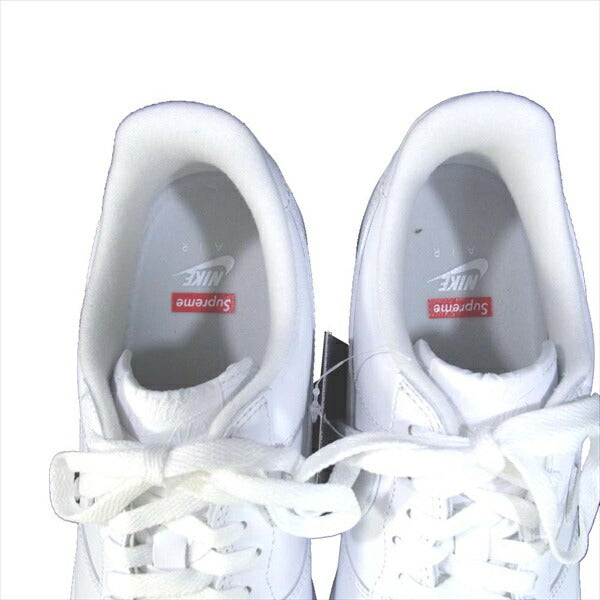Supreme シュプリーム ナイキ NIKE 国内納品書付 20SS CU9225-100 AIR FORCE 1 LOW エアフォース 1 スニーカー 白 27cm 【新古品】【未使用】【中古】 白 27cm【新古品】【未使用】【中古】