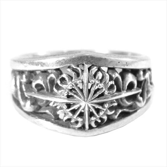 SAAD サード 太陽神 アラベスク SILVER メンズ 指輪 リング シルバー シルバー 25号程度【中古】