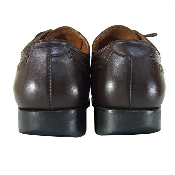 SCOTCH GRAIN スコッチグレイン 2770 シャインオアレインIV メダリオン ストレートチップシューズ ダークブラウン系 ダークブラウン系 24.5cm【中古】