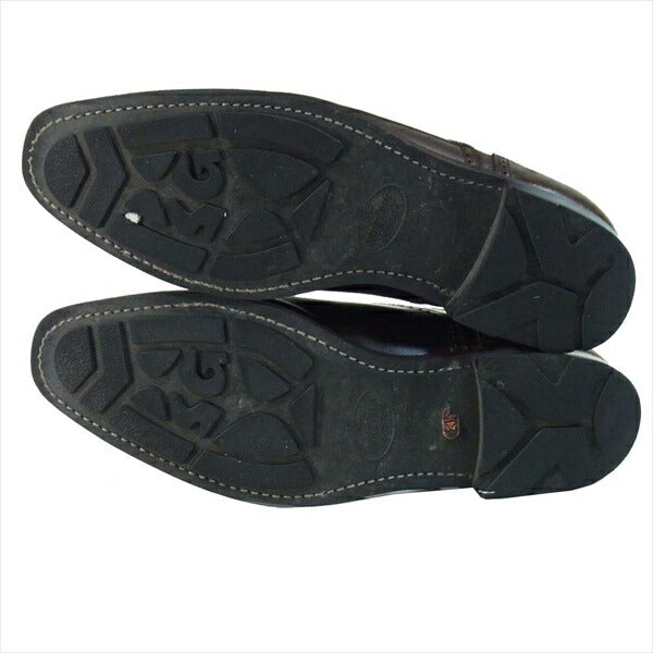 SCOTCH GRAIN スコッチグレイン 2770 シャインオアレインIV メダリオン ストレートチップシューズ ダークブラウン系 ダークブラウン系 24.5cm【中古】