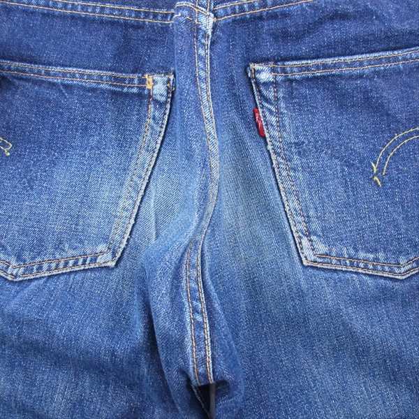 Levi's リーバイス ヴィンテージ/ビンテージ 50年代製 501 XX 両面タブ オリジナル デニム パンツ インディゴブルー系 W実寸30inch程度【中古】