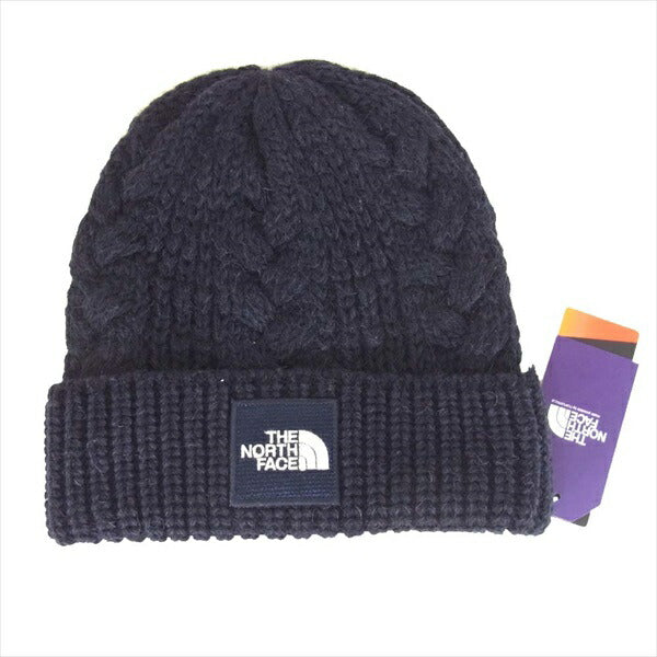 THE NORTH FACE ノースフェイス NN8858N Cable Knit Cap ケーブル ニットキャップ 黒系 黒系【新古品】【未使用】【中古】