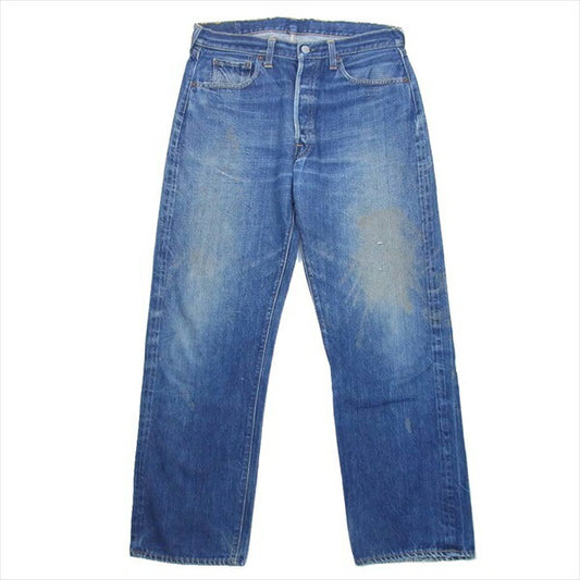 Levi's リーバイス BIG E 赤タブ 紙パッチ ボタン裏刻印8  パンツ インディゴブルー系 表記なし(実寸32インチ程度)【中古】