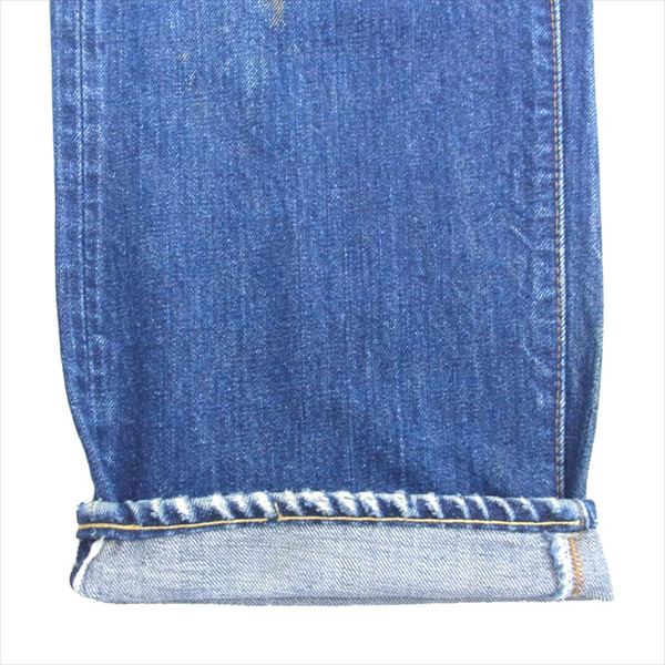 Levi's リーバイス BIG E 赤タブ 紙パッチ ボタン裏刻印8  パンツ インディゴブルー系 表記なし(実寸32インチ程度)【中古】