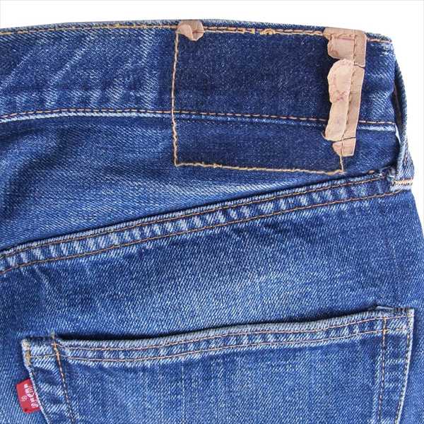 Levi's リーバイス BIG E 赤タブ 紙パッチ ボタン裏刻印8  パンツ インディゴブルー系 表記なし(実寸32インチ程度)【中古】