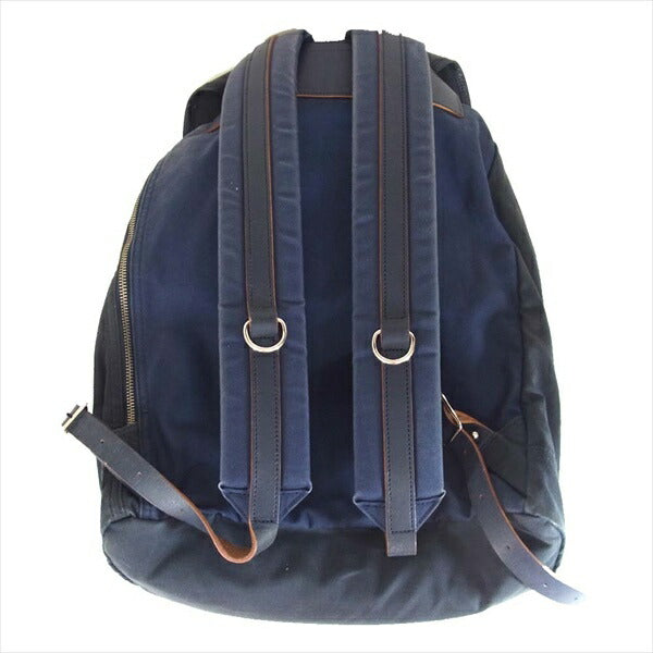 KICHIZO キチゾウ オイルドコットン バックパック リュック ネイビー系  ネイビー系【中古】
