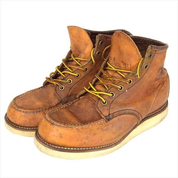 RED WING レッドウィング 8110 97年製 犬刻印  後期 アイリッシュセッター モック トゥ ブーツ ブラウン系 ブラウン系 7 1/2E【中古】
