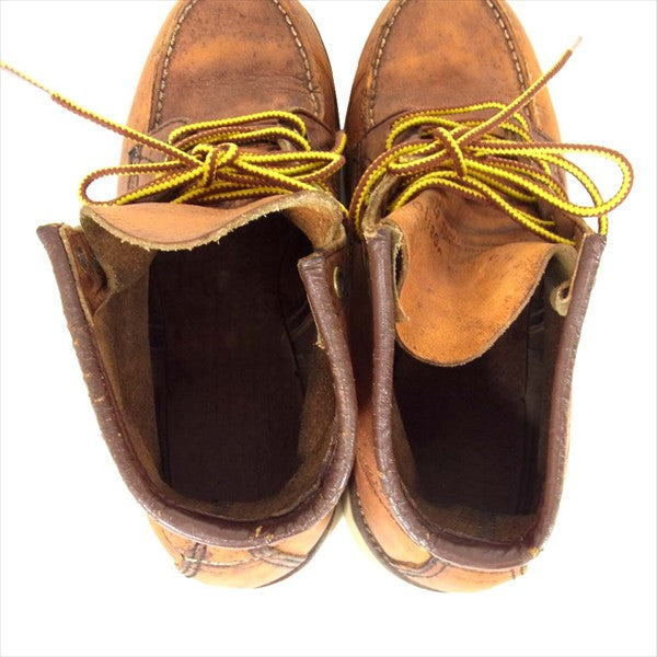 RED WING レッドウィング 8110 97年製 犬刻印  後期 アイリッシュセッター モック トゥ ブーツ ブラウン系 ブラウン系 7 1/2E【中古】