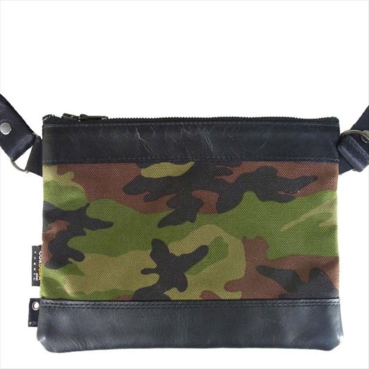 wjk ダブルジェイケイ コーデュラ ナイロン カモ サコッシュ ショルダーバッグ カーキ(オリーブグリーン)系 カーキ(オリーブグリーン)系【中古】