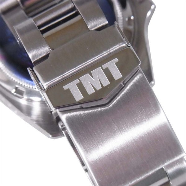 TMT ティーエムティー TAC-F1515 QZ 防水 ダイバーズウォッチ ダイバーズ 電池切れ 時計 ウォッチ シルバー【美品】【中古】